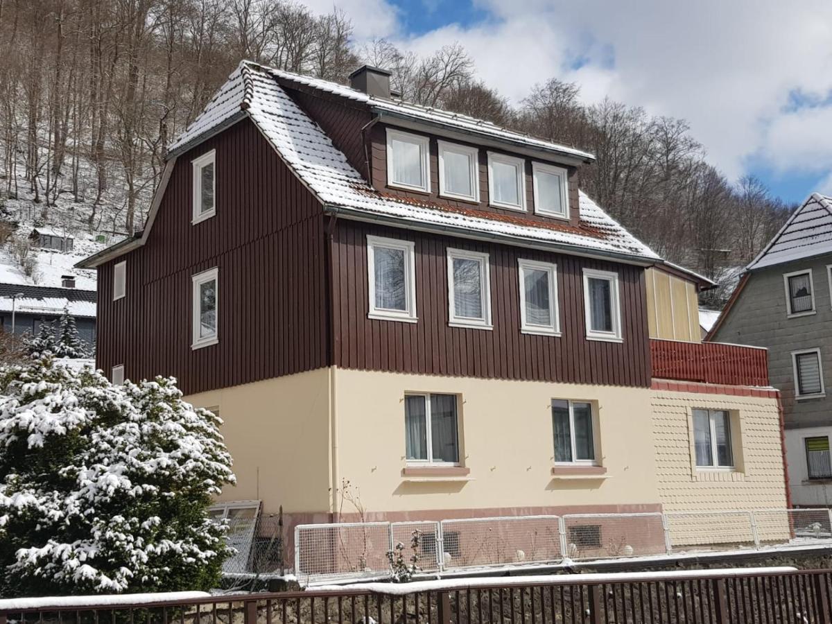 Walkenried Ferienhaus Am Fluss Mit Traumhafter Dachterrasse ,Garten Und Grill מראה חיצוני תמונה
