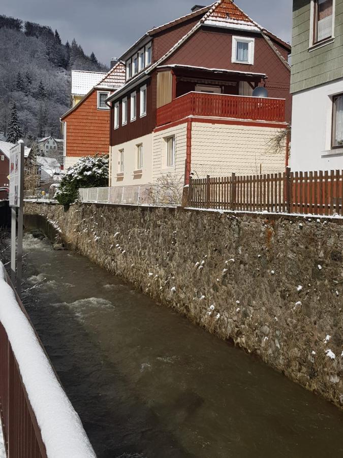 Walkenried Ferienhaus Am Fluss Mit Traumhafter Dachterrasse ,Garten Und Grill מראה חיצוני תמונה