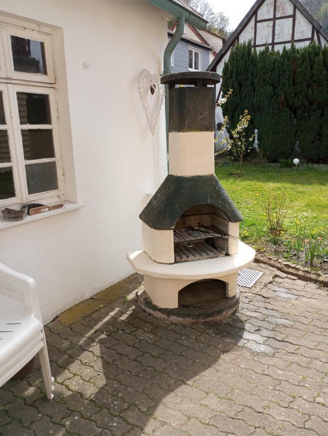 Walkenried Ferienhaus Am Fluss Mit Traumhafter Dachterrasse ,Garten Und Grill מראה חיצוני תמונה